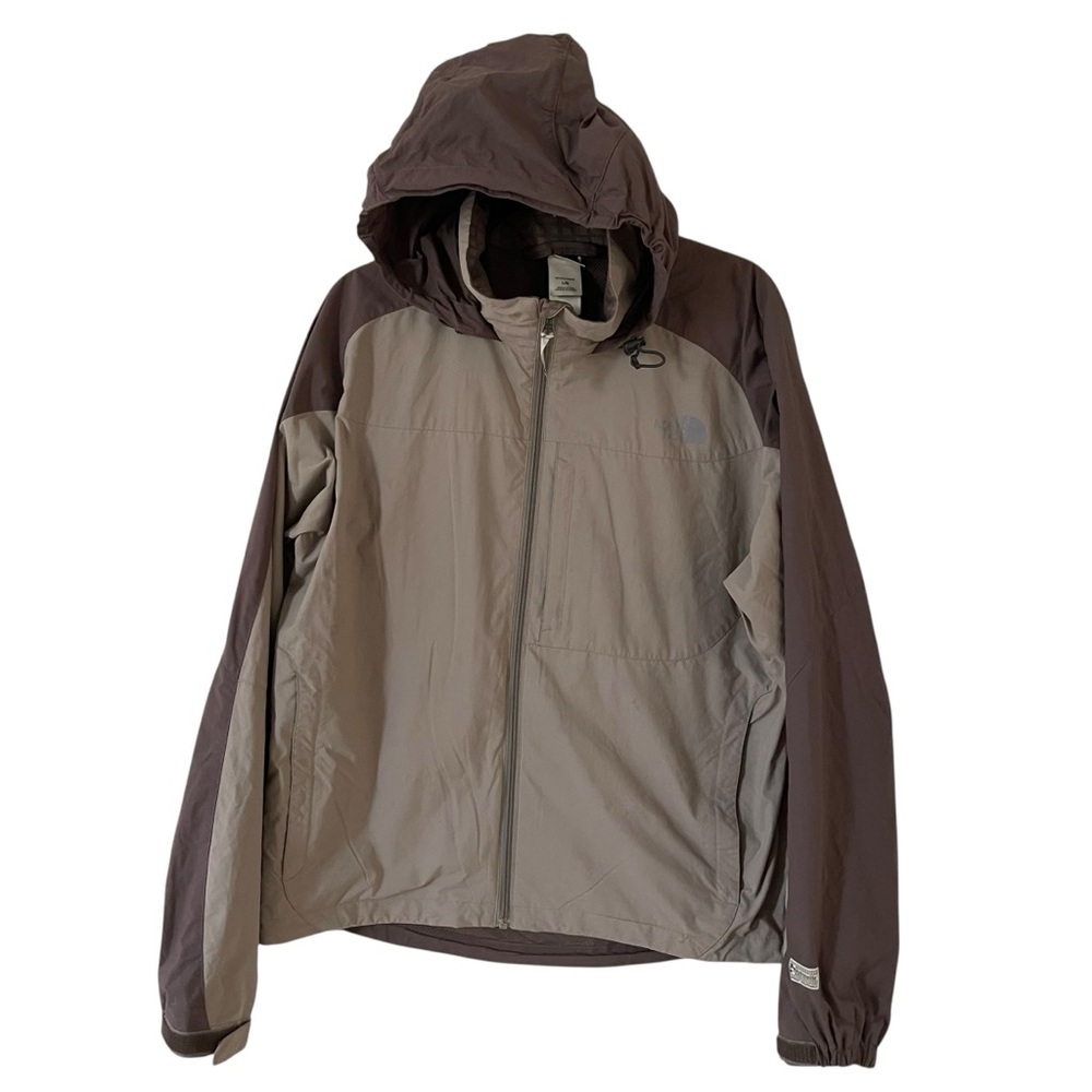 The North Face Men's Gray and Brown Windbreaker